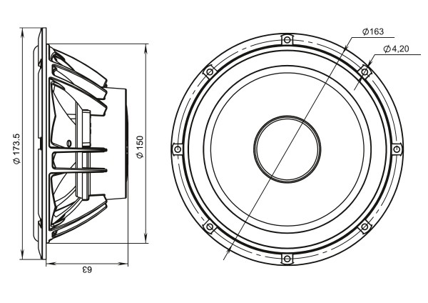 Акустика компонентная Pride Easy 6,5C